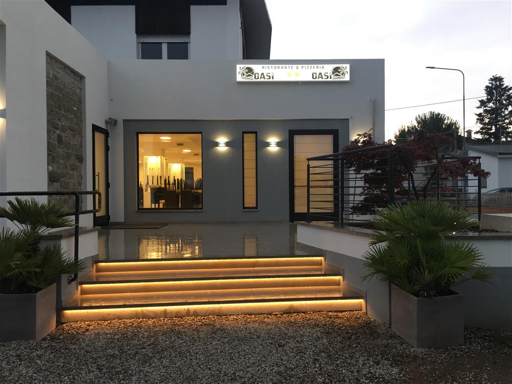 Ristorante Oasi, luci serali