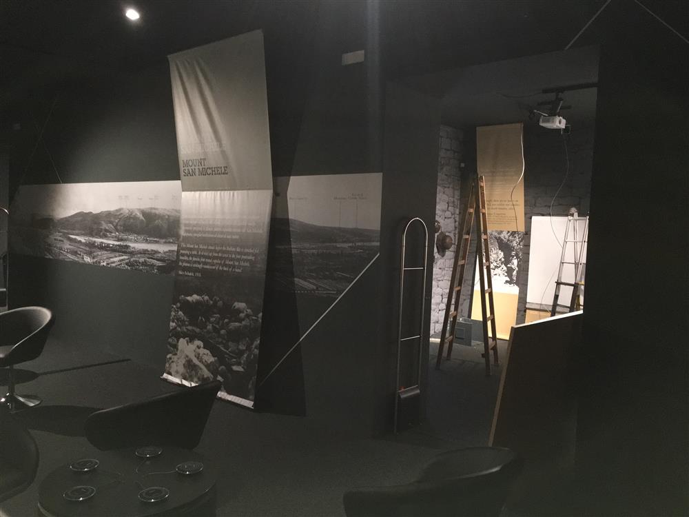 Museo Monte San Michele, sala espositiva