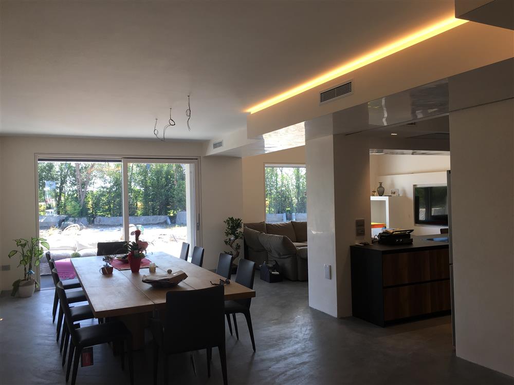 Impianto domotico, illuminazione zona giorno