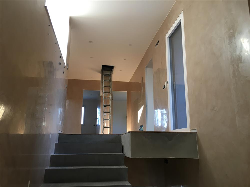 Impianto domotico, illuminazione scale e piano superiore